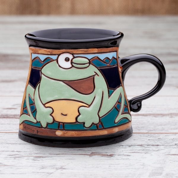 Керамична чаша Намигащата жаба