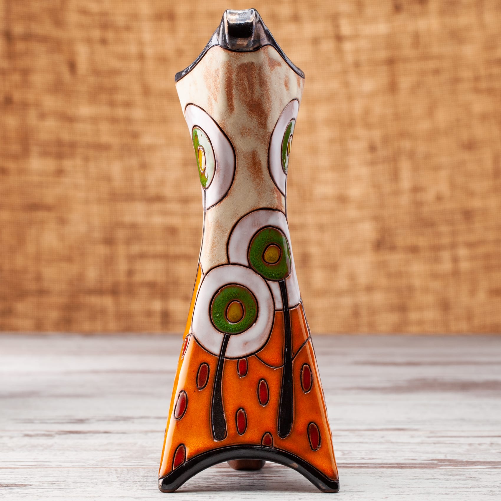 Керамична ваза ръчна изработка